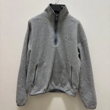 enzoblues 플리스 하프 지퍼 스웨트 셔츠