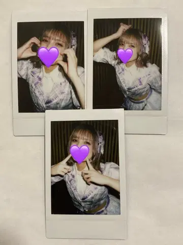 미야노 시즈카 특별 의상 폴라로이드 3장 세트