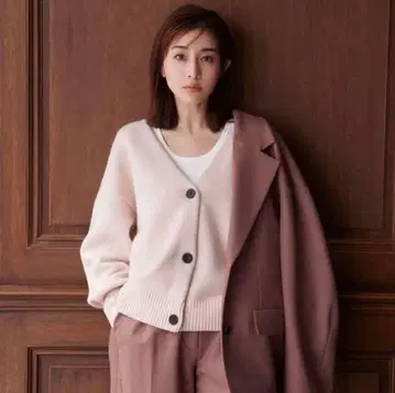 클라네 CLANE 가디건 핑크 다나카 미나미