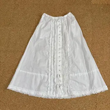 핑크하우스 A라인 스커트 허리밴딩 수선 완료