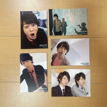 사쿠라이 쇼 사쿠라바 공식 브로마이드 세트 아라시 투어 굿즈