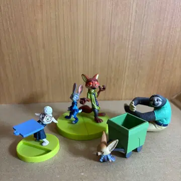 [ 새상품급 ] 주토피아 데스크탑 피규어 전 5종