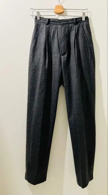 브랜드6 (로쿠) 울 팬츠 차콜 혼방