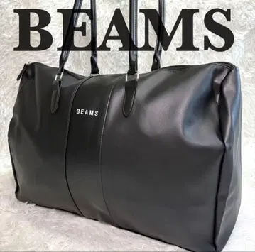 [새상품급] BEAMS 비즈니스 토트 백 골프 백 가죽 블랙 A4