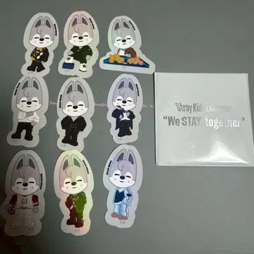 straykids 전시회 울프 찬 스티커