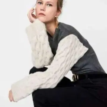 ZARA 소매 니트 속기모