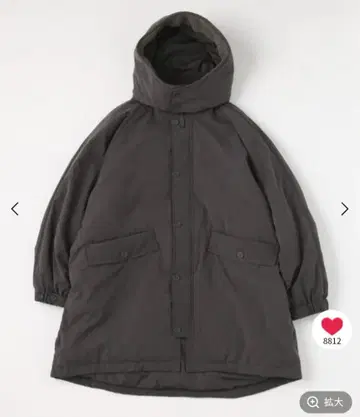 [ 발수 가공 ] 아라이 후와리 몬스터 후드티