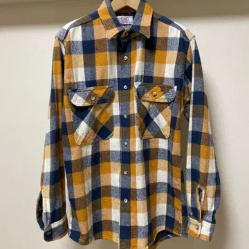 PRIVATE PROPERTY 체크 무늬 플란넬 셔츠 M