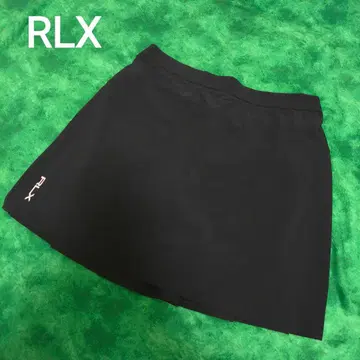 [새상품급] RLX 골프 백 플리츠 스커트 블랙 S