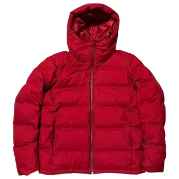 사이즈 XL UNIQLO 심리스 다운 후드티 자켓 레드
