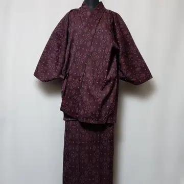 새상품 하운드투스 체크 속기모 이부식 일본 의류 기모노 일본제