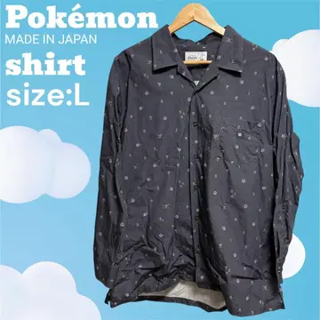 포켓몬 일본제 긴팔 셔츠 L 사이즈