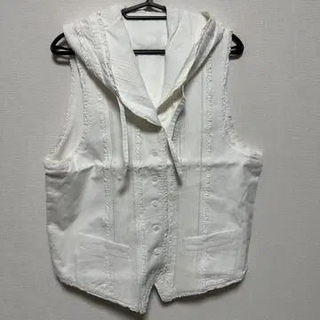 PINK HOUSE 핑크하우스 후드 부착 베스트