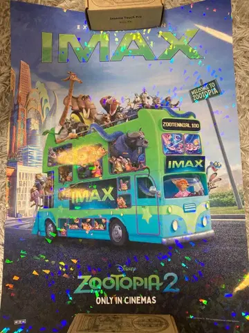 IMAX 주토피아 2 포스터 2장 세트 디즈니