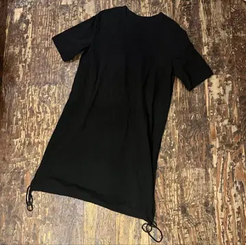 그라운드 Y 블랙 롱 기장 티셔츠