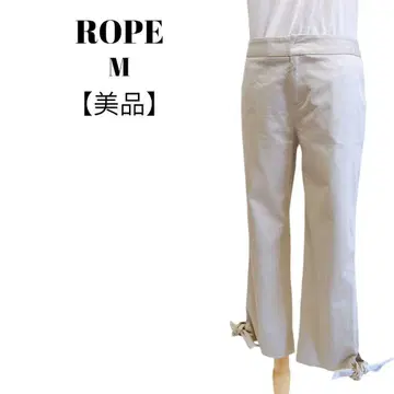 [새상품급] 로페 테이퍼드 팬츠 크롭 캐주얼 팬츠 M 베이지