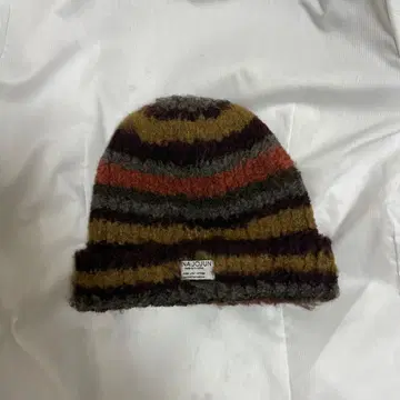 TINAJOJUN 멀티 컬러 스트라이프 니트 모자