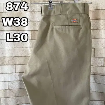 디키즈 874 멕시코제 워크 팬츠 자수 베이지 38 x 30