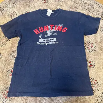 HUNTING 네이비 T셔츠 L 사이즈