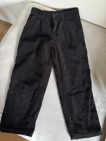 DENHAM 코듀로이 팬츠 S 블랙
