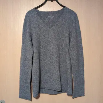 [ evam eva ] 심리스 캐시미어 V넥 풀오버