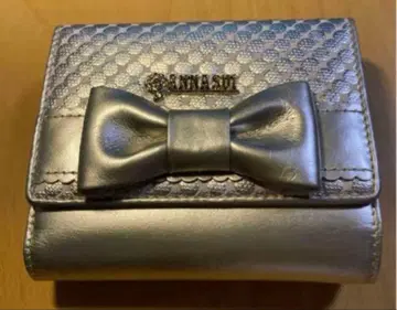 안나수이 ANNA SUI 골드 리본 가마구치 지갑