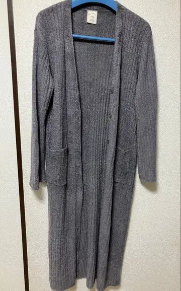 젤라토 피케 그레이 롱 가디건