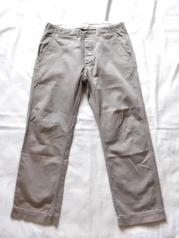 US ARMY 메탈 버튼 치노 팬츠 Resume 저널 스탠다드 M