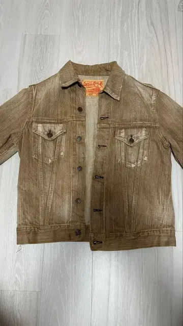 SUGAR CANE 브라운 데님 자켓 사이즈 38