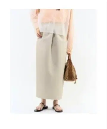 [ IENA ] 코쿤 턱 스커트