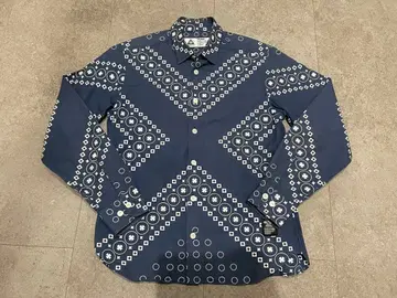 CHALLENGER 반다나 패턴 셔츠 M 사이즈 네이비