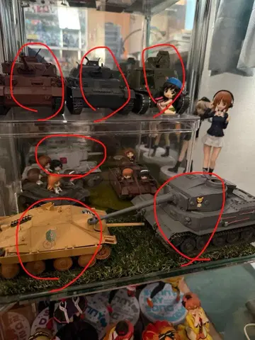 걸즈 앤 판처 프라모델 완성품