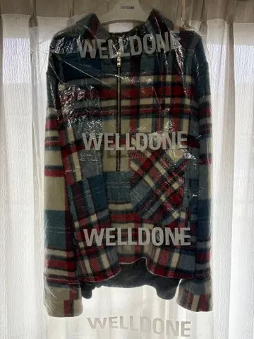 WE11DONE 체크 셔츠
