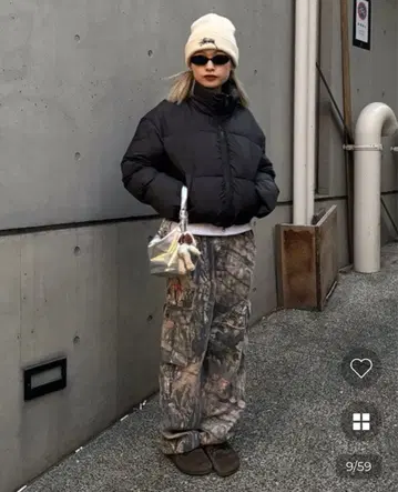 nugu hoop 윈터 2way 다운 블랙