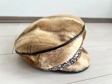 CA4LA 퍼 헌팅 캡 모자