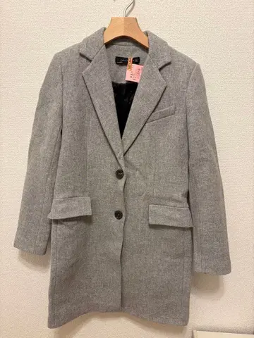 그레이 여성용 롱 코트 ZARA