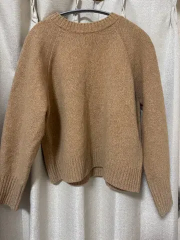 어반 리서치 캐시미어 혼방 멜란지 숏 니트