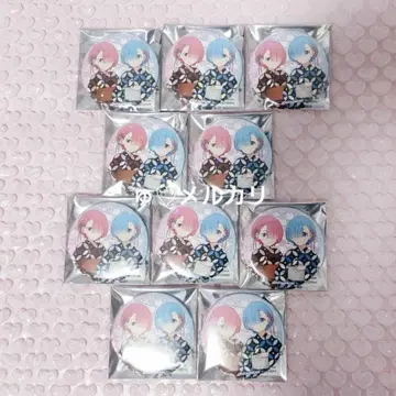 리제로 만박 라무 렘 캔뱃지