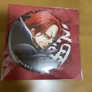 원피스 onepiece 샹크스 RED 빨간색 캔뱃지