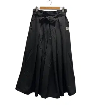 화의 남성 바지 하카마풍 블랙