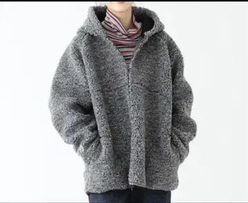 Champion x BEAMS BOY 풀 집업 후드티