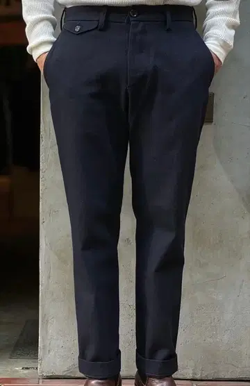 ACV-TR01CWH HERRINGBONE WORK TROUSERS