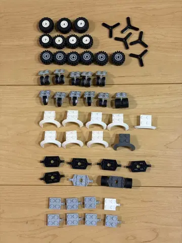 LEGO 블록 부품 세트 탈것 타이어