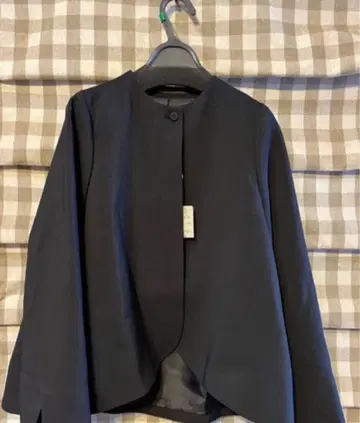 노카라 블랙 자켓 버튼 포함