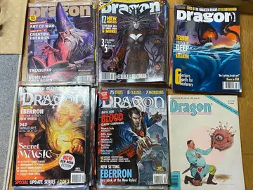 D&D 드래곤 매거진 2004-2007년경 39권 묶음 판매