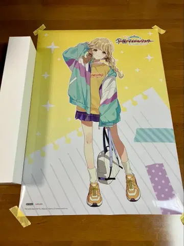 학원 아이돌 마스터 후지타 코토네 A2 클리어 포스터