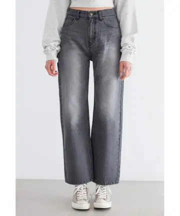 ALEXIA STAM 데님 페인터 팬츠