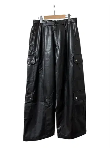 HARE 가죽 카고 팬츠
