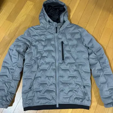 FieldCore 후드 부착 다운 자켓 L 사이즈 그레이