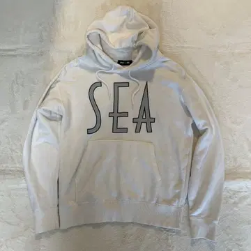 WIND AND SEA 빅 로고 후드티 S